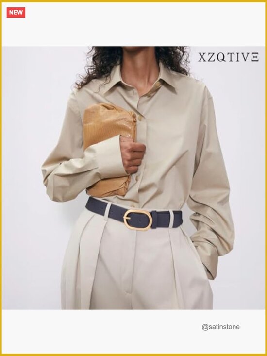 3 Pack Plus Size Women\'s Faux Leather Belts with Gold Buckle